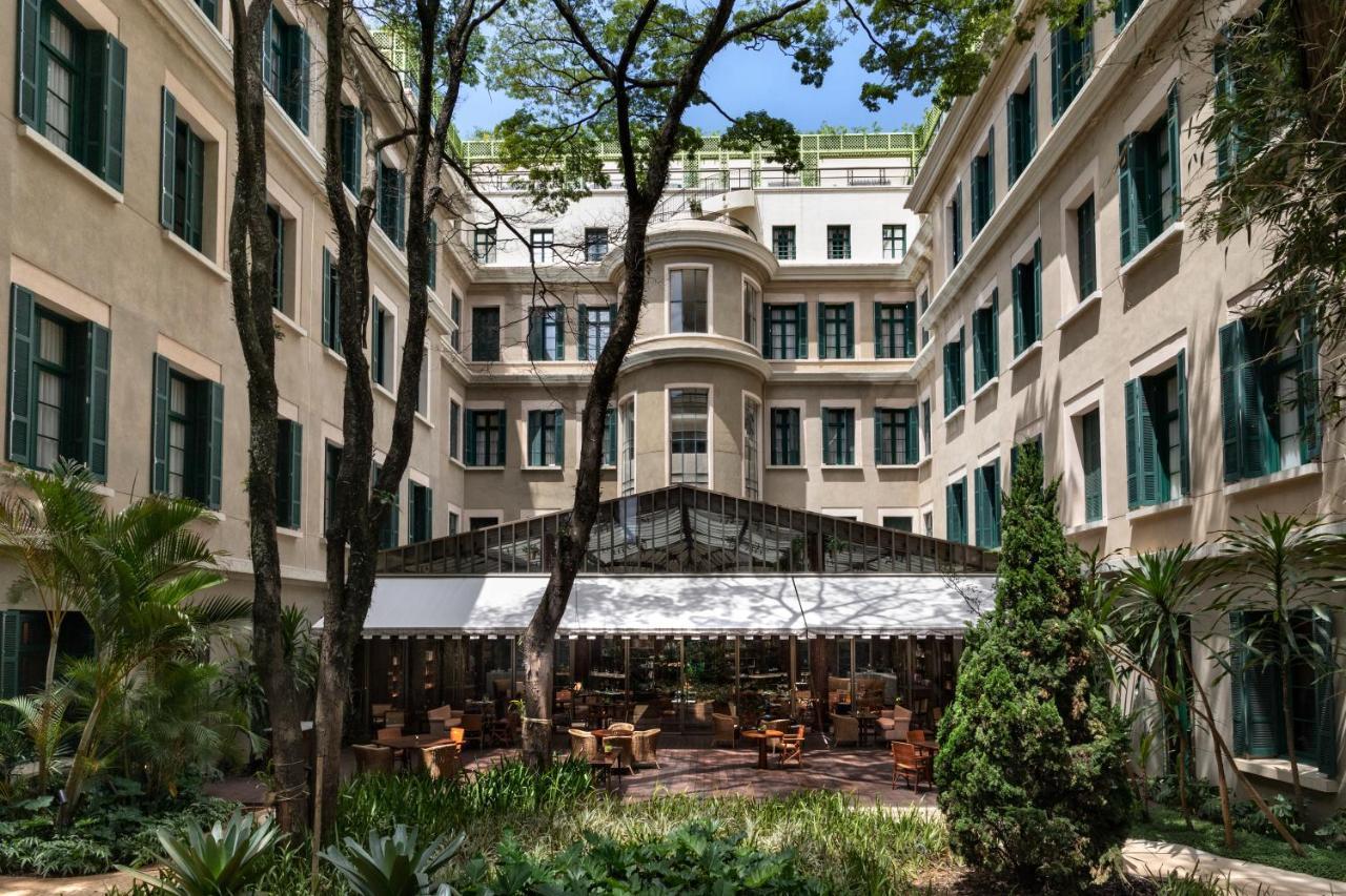 Rosewood Sao Paulo Hotel Ngoại thất bức ảnh The hotel's courtyard