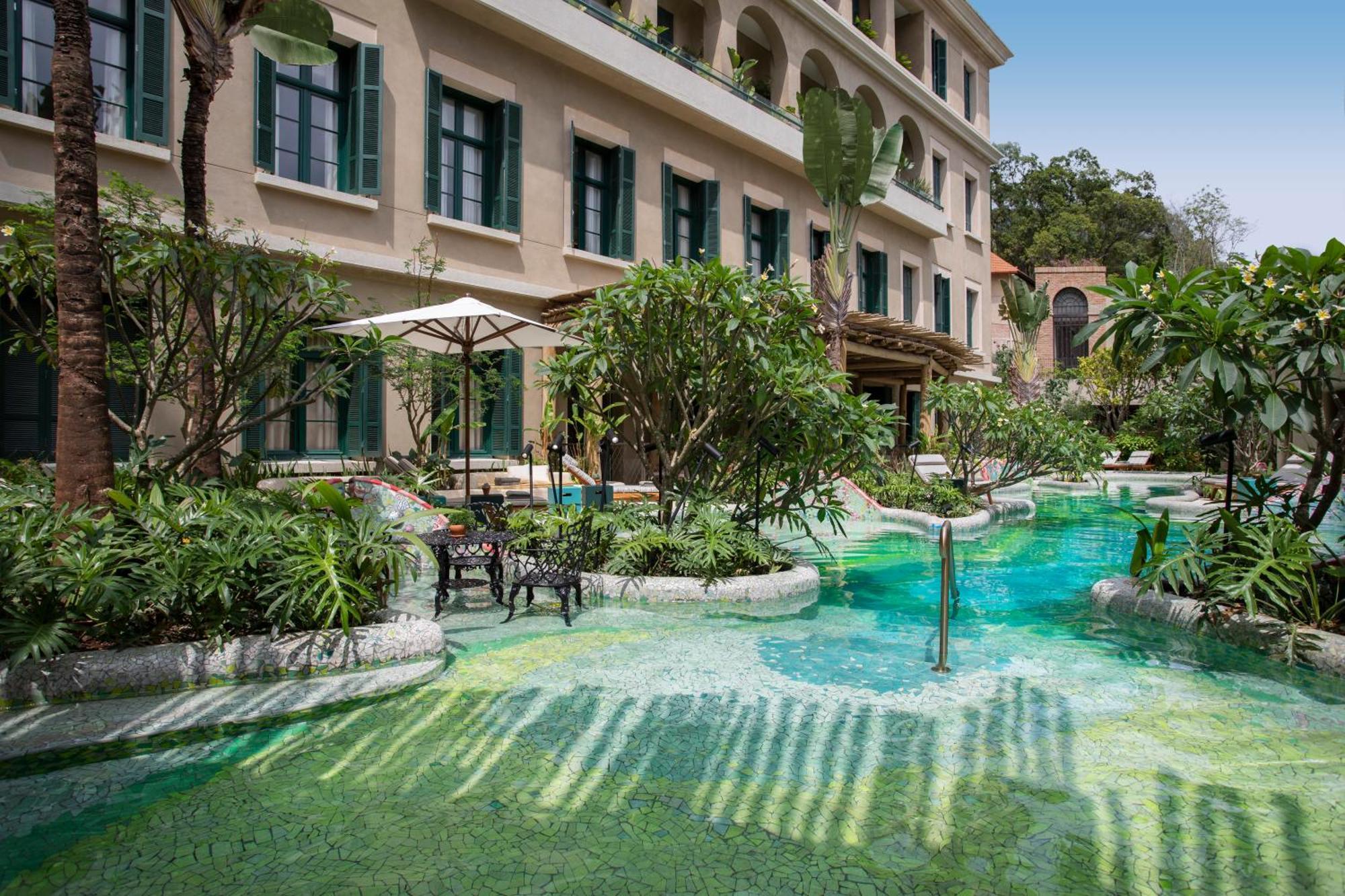 Rosewood Sao Paulo Hotel Ngoại thất bức ảnh The hotel's pool